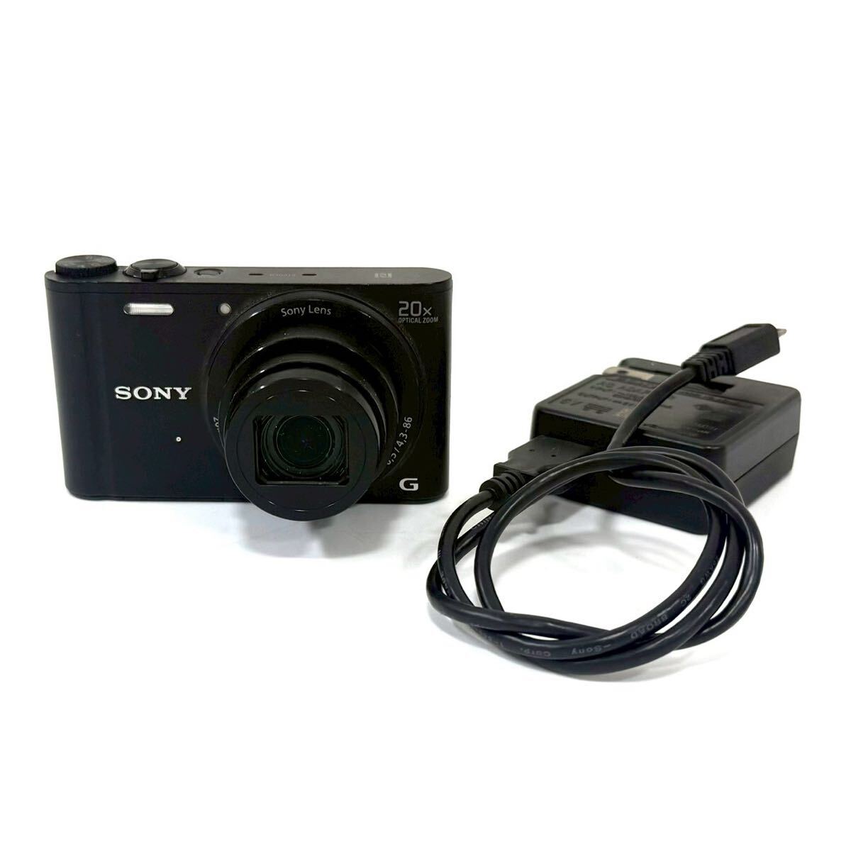 【通電のみ確認】SONY ソニー Cyber Shot サイバーショット DSC-WX350 ブラック デジタルカメラ コンデジ デジカメ ITFMYOJELJFQ A0518