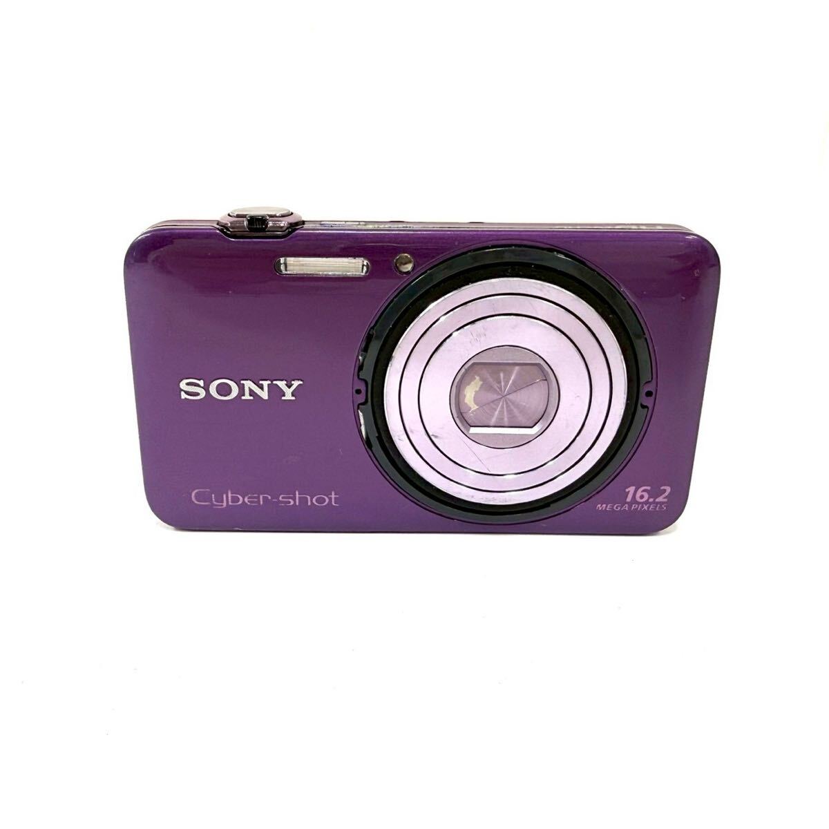 【ジャンク品】SONY ソニー Cyber-shot サイバーショット パープル DSC-WX30 電池パック有 デジタルカメラ コンデジ ITOMGU6OXZGG A0504