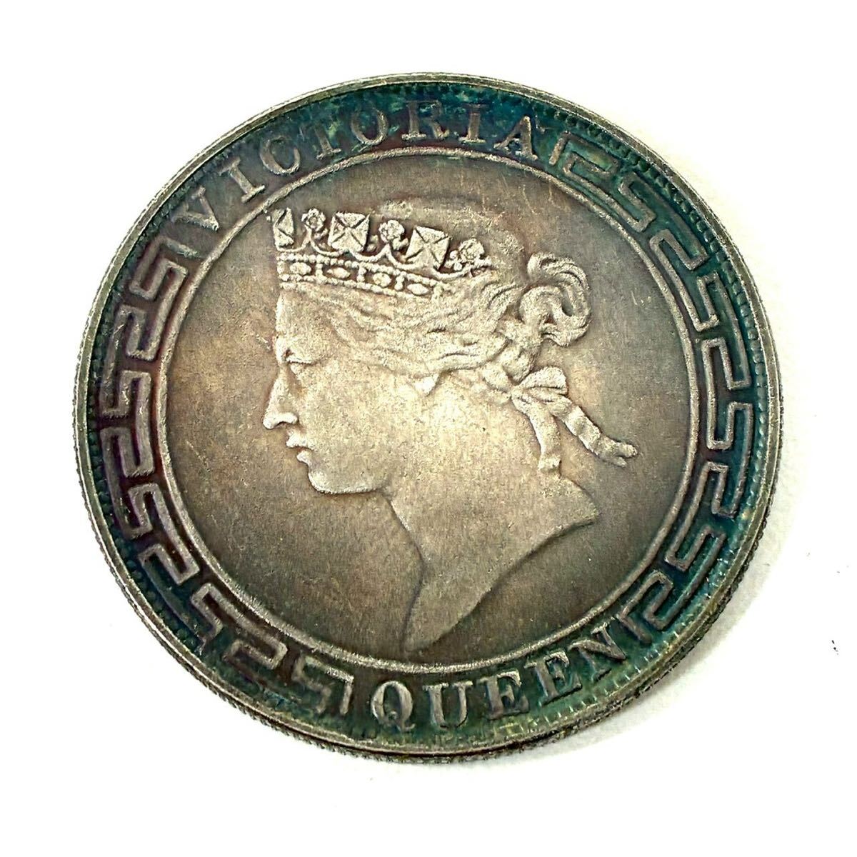 希少 銀貨 1867 ヴィクトリア女王 1ドル銀貨 大型銀貨 貿易銀 古銭 外国古銭 香港 直径約38.0mm コレクション ITT9B2PGJNNE E0410