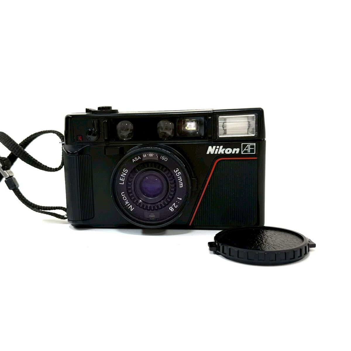【ジャンク品】Nikon ニコン L35 AF コンパクトフィルムカメラ ピカイチ 35mm ブラック レトロ ITIFFXHVKXDW A0511