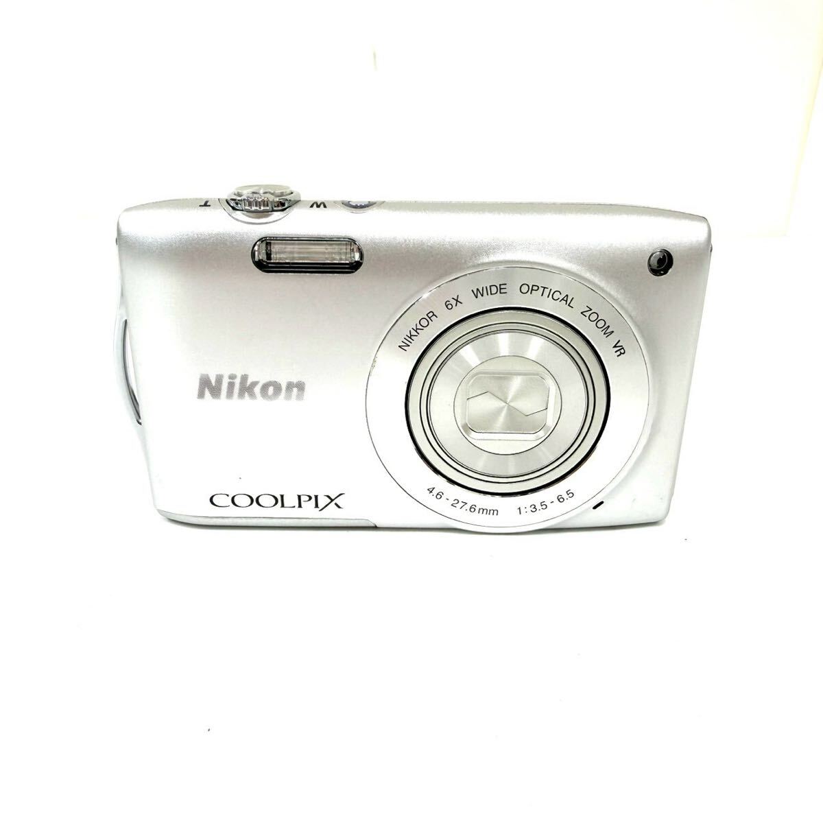【動作未確認】Nikon ニコン COOLPIX S3300 クールピクス シルバー 電池パック有 デジタルカメラ コンデジ ITWRBF9KMS68 A0511