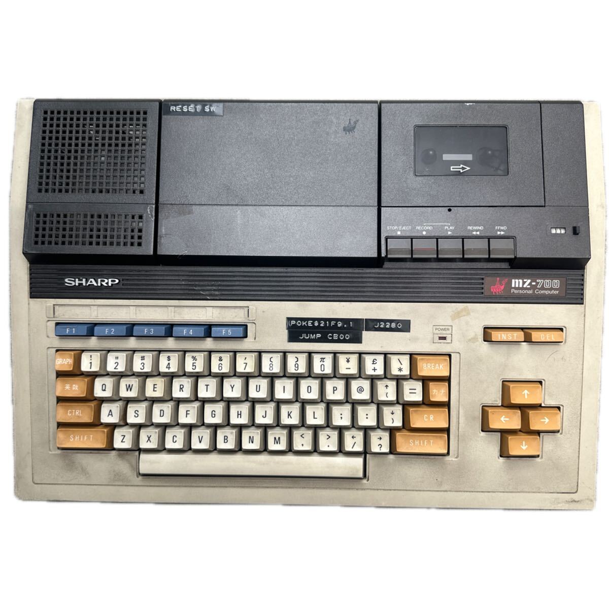 MZ-700【SHARP/シャープ】レトロパソコン　MZ-721 ジャンク