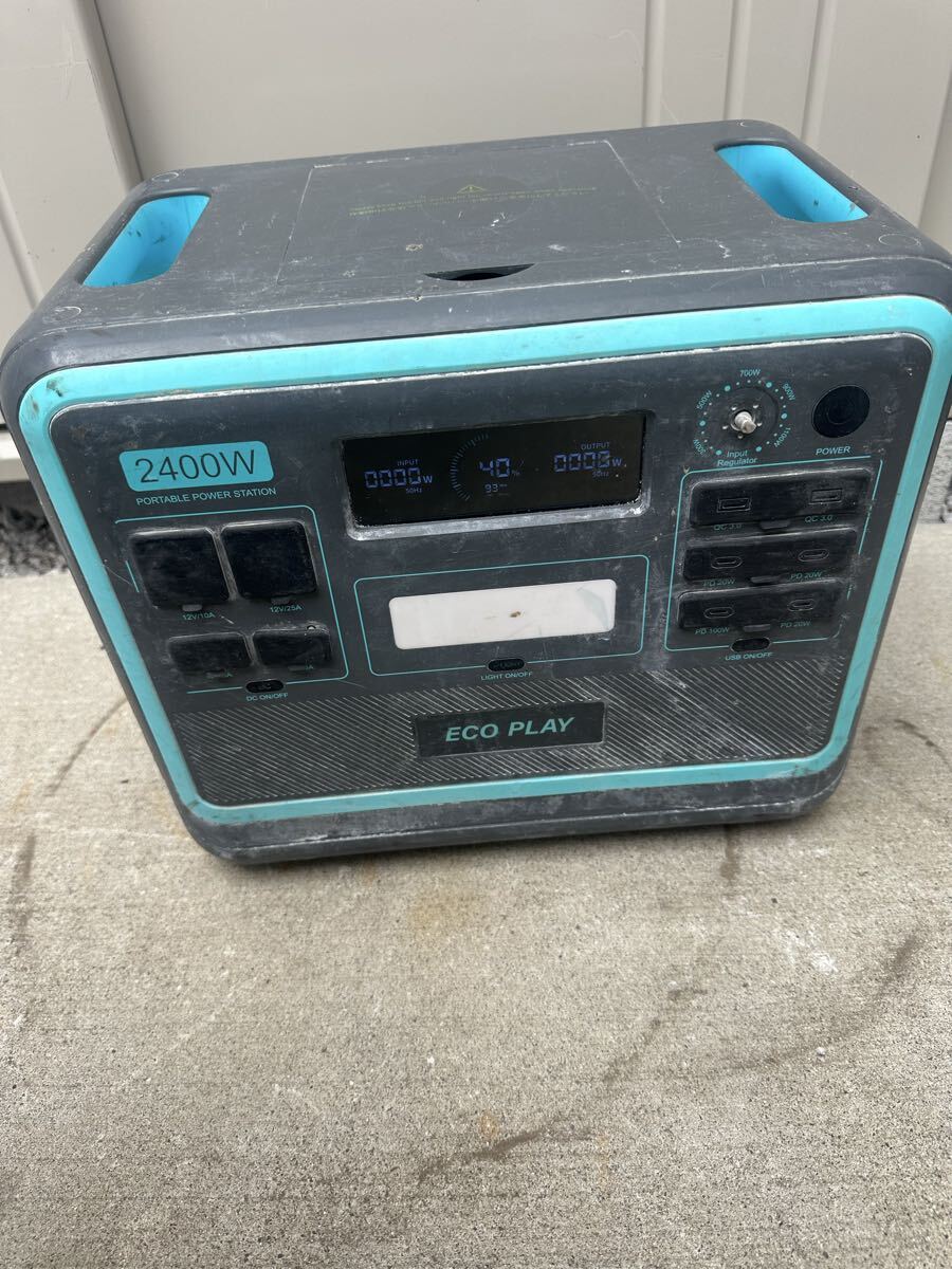ECO PLAY ポータブル電源 2400W SYD2400