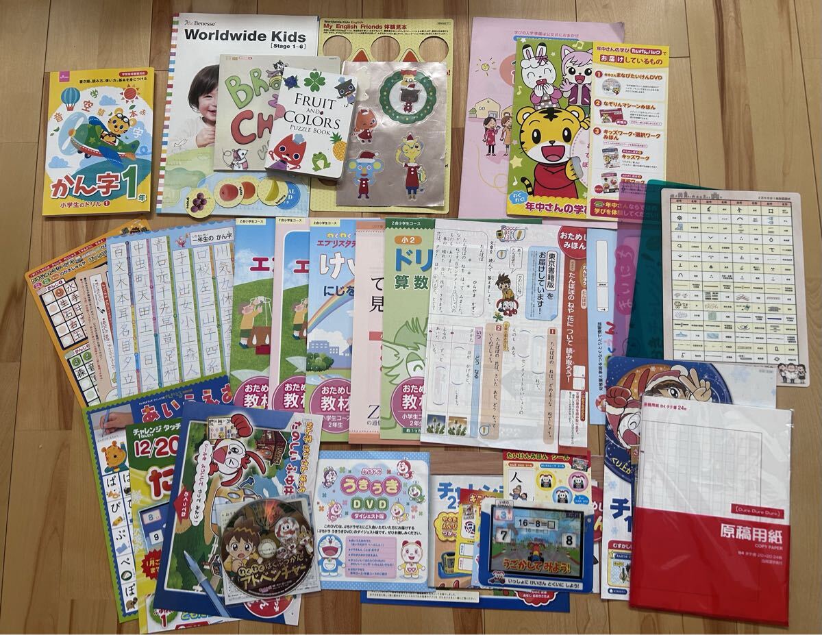 お試し 学習教材 幼児 小学生 入学準備 体験版 ベネッセ 英語 こどもちゃれんじ 進研ゼミ Z会 Worldeide Kids 漢字 下敷き 低学年 ドリル