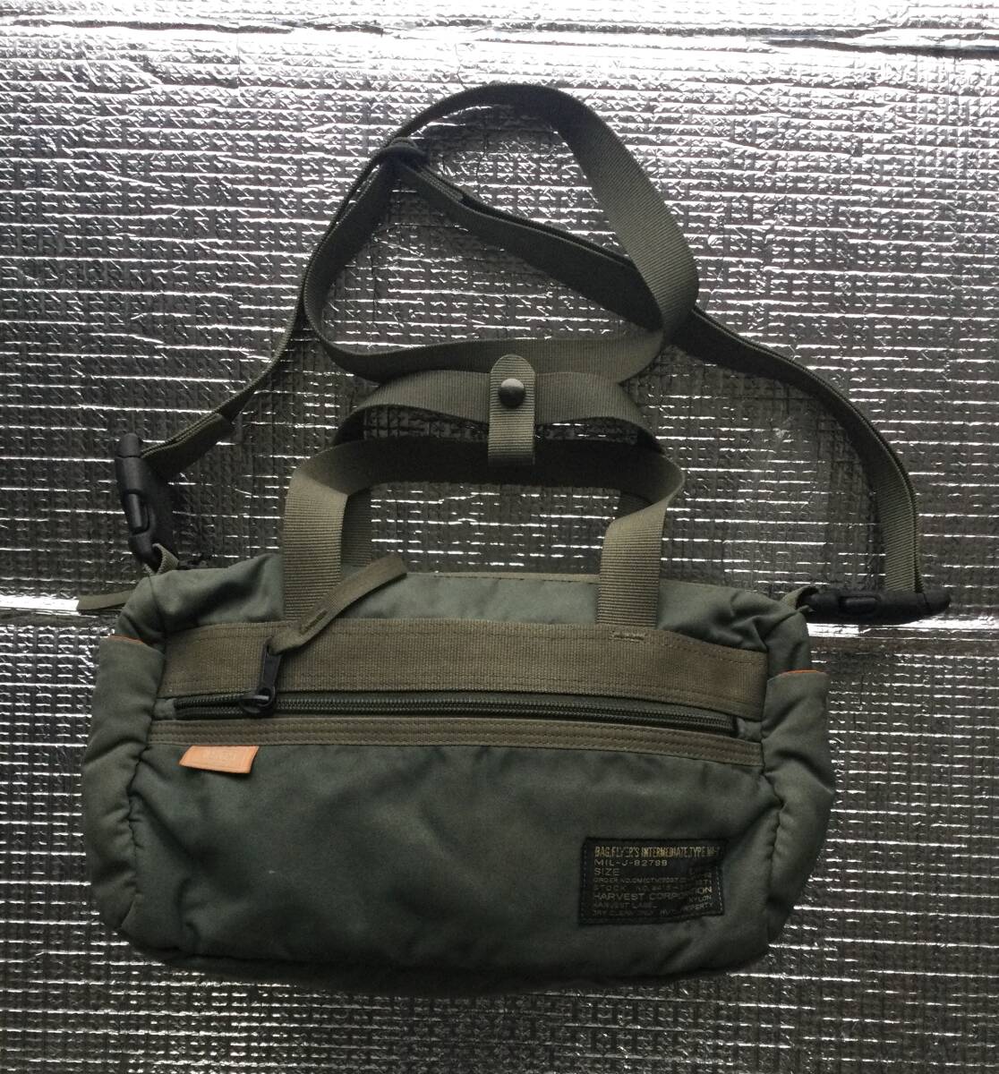 山口幸一氏傑作品【HARVEST LABEL ハーベスレーベル★フライトジャケットMA-1生地★2WAYショルダーバッグ 】PORTER TANKER 吉田カバン