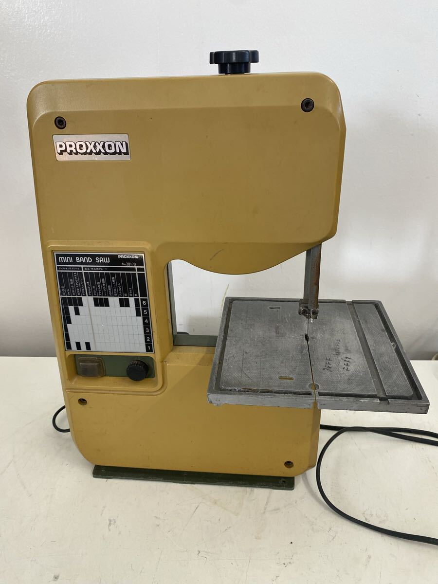 PROXXON プロクソン 卓上用 電動工具 MINI BAND SAW DIY用品 現状品