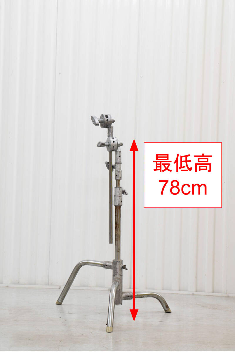 【ミニセンチュリースタンド】 KDS社製 撮影機材 スタジオ用品 ライトスタンド 3本脚 映像制作 マシューズ Cスタンド グリップヘッド
