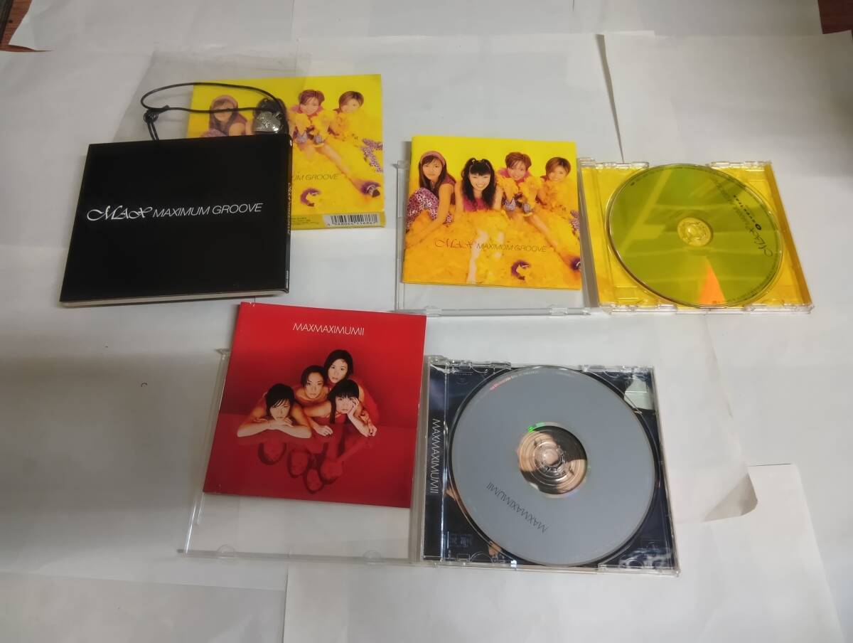 ★☆Ｓ09192　MAX（マックス）【MAXIMUM II】【MAXIMUM GROOVE】　CDアルバムまとめて２枚セット☆★