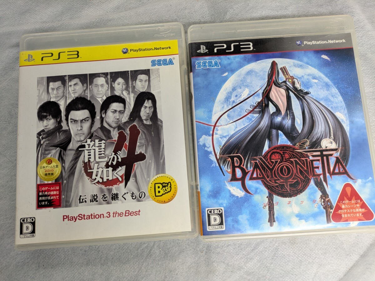 [1円スタート]PS3 龍が如く4 伝説を継ぐもの ベヨネッタ　SEGA PlayStation