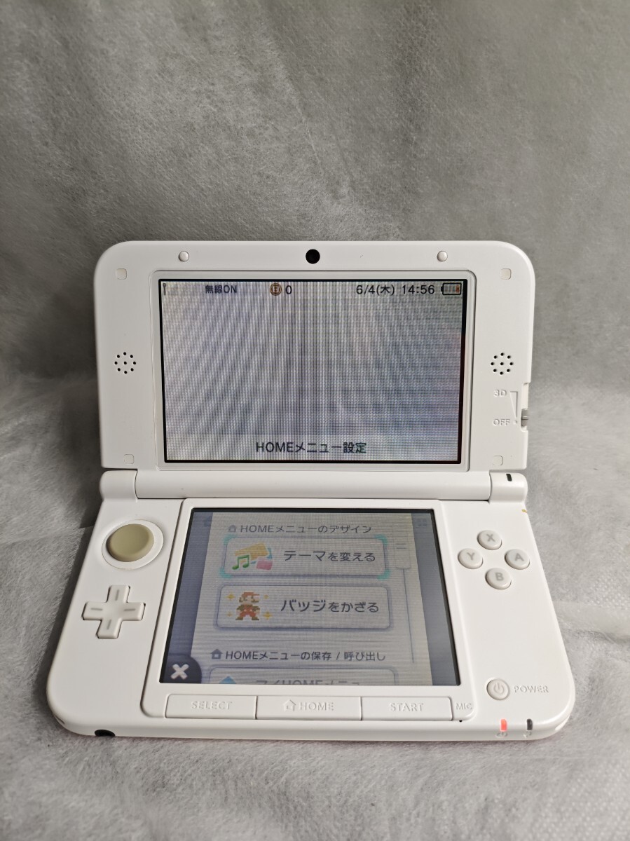 (1円スタート)ニンテンドー 3DS LL ピンク×ホワイト 初期化済み
