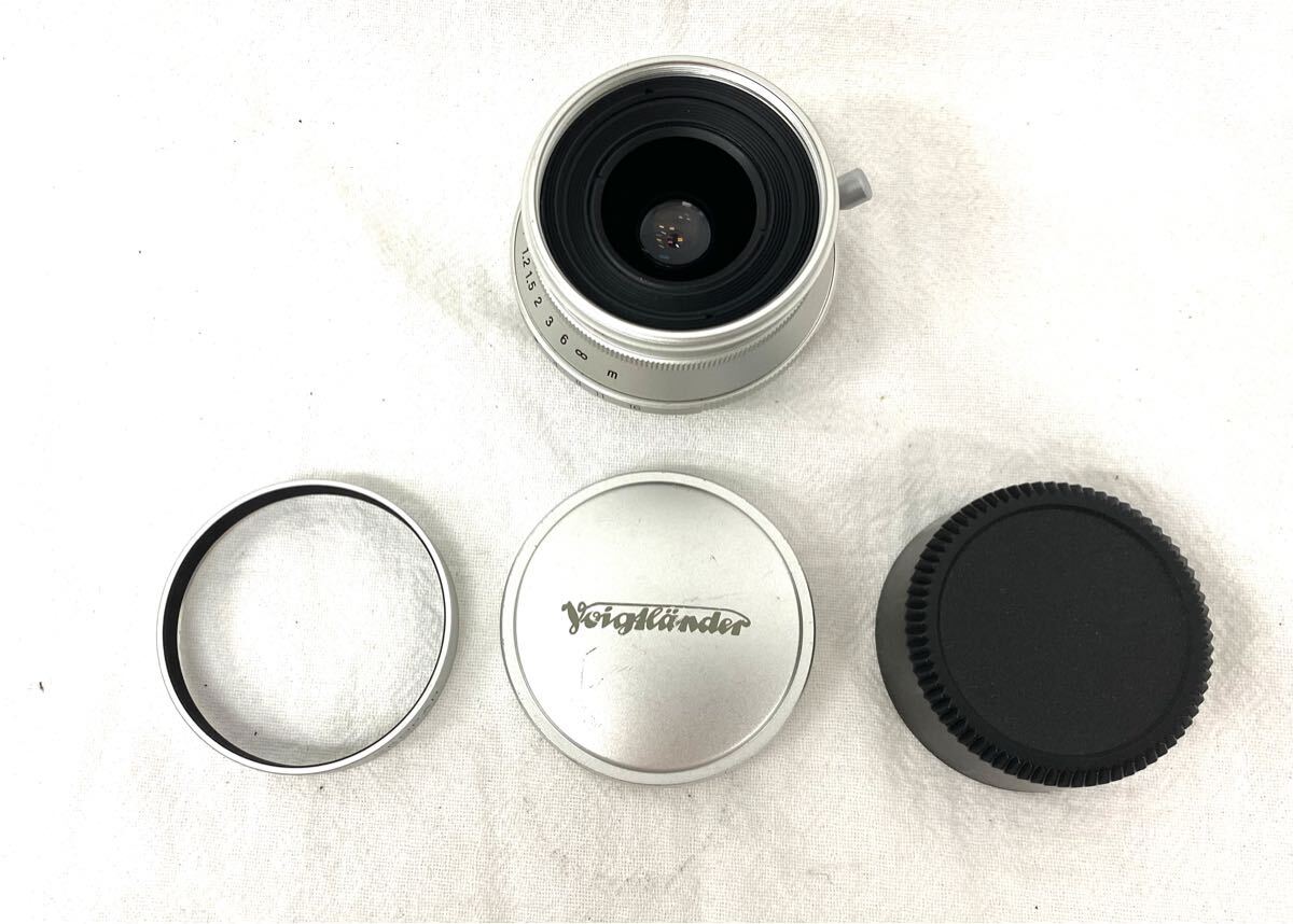 Voigtlander フォクトレンダー SNAPSHOT-SKOPAR スナップショット スコパー 25mm F4 MC 広角 単焦点 カメラレンズ 動作未確認 現状 Y718-14