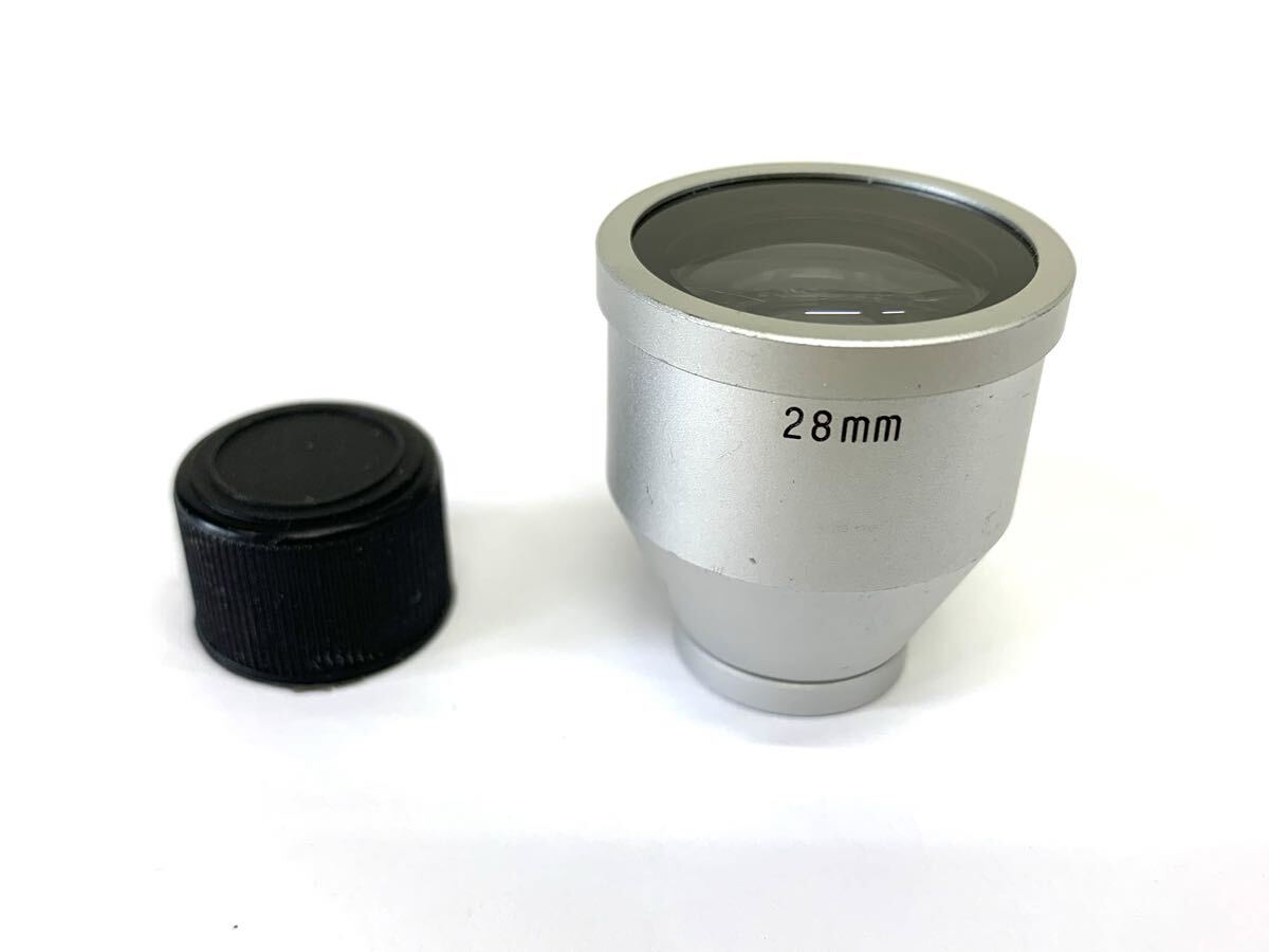 メーカー不明 AVENON? 28mm ビューファインダー カメラアクセサリー 現状品 Y718-35