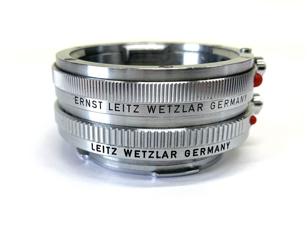 Leica ライカ ERNST LEITZ WETZLAR GERMANY 中間リング 接写リング Mマウント用 ビゾフレックス用 現状品 Y718-32