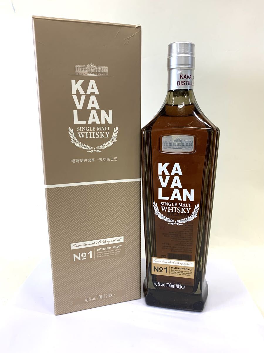 △ 未開栓 古酒 KAVALAN カバラン DISTILLERY SELECT ディスティラリーセレクト No.1 700ml 40% シングルモルトウイスキー S653-7