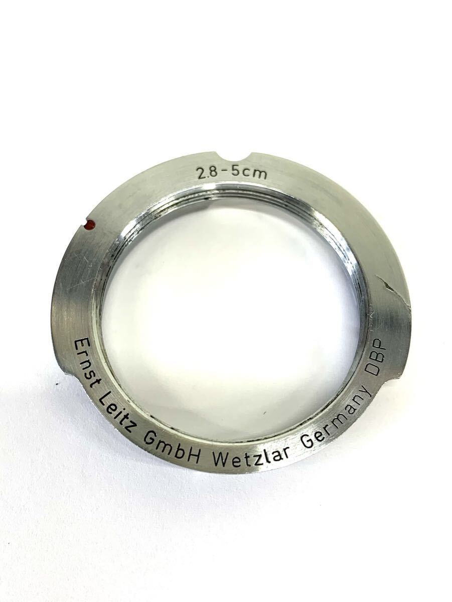 Leica ライカ Ernst Leitz GmbH Wetzlar Germany DBP 2.8-5cm LMリング マウントアダプター 変換リング 現状品 Y718-33