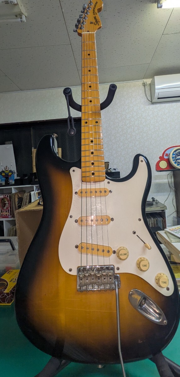 Squier by Fender Eシリアル ストラトキャスター 1980年代 フジゲン製 ジャパンヴィンテージ スクワイア