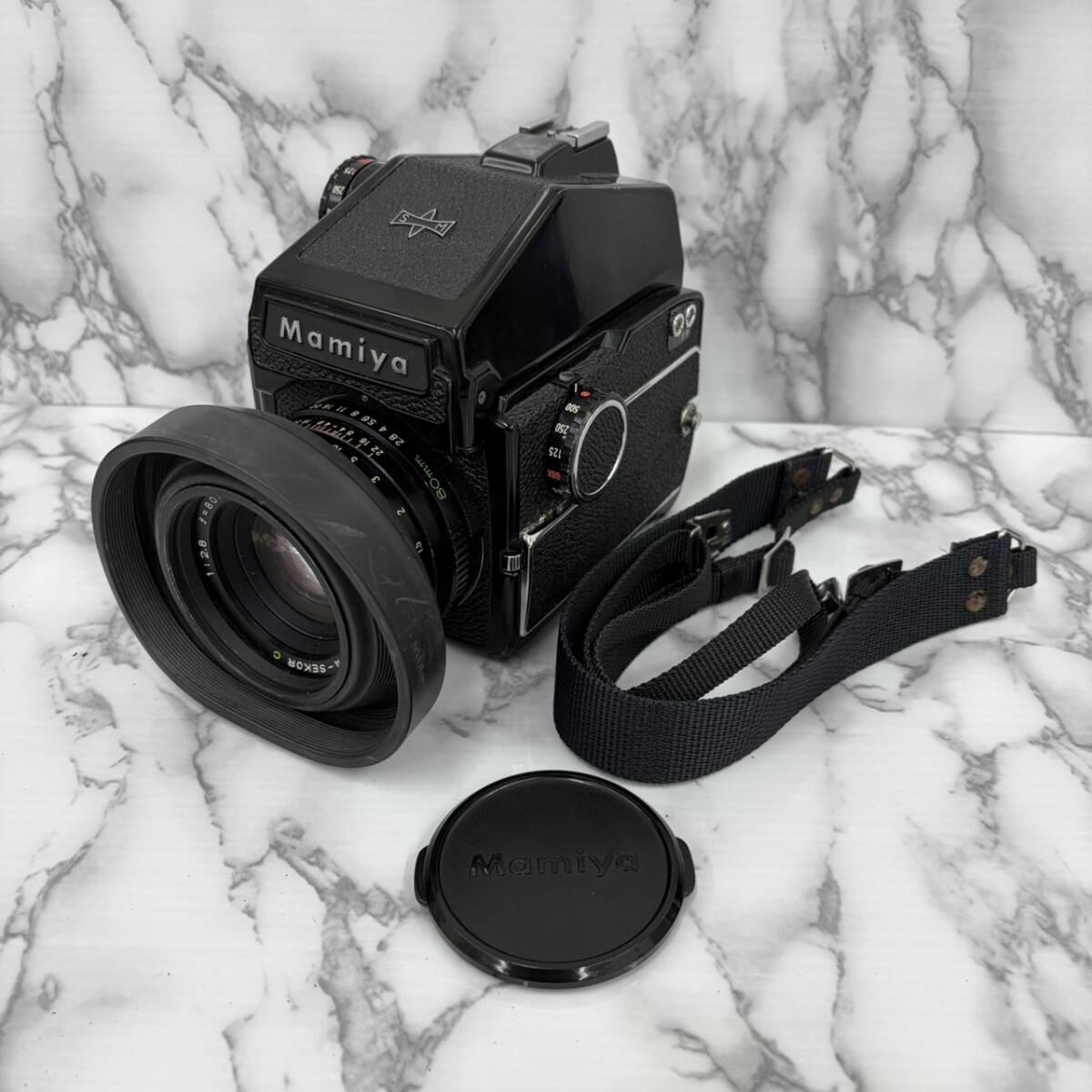 【G0602①〇？】 Mamiya M645 MAMIYA-SEKOR C 1:2.8 f=80mm フィルムカメラ レンズ ボディ マミヤ 動作未確認