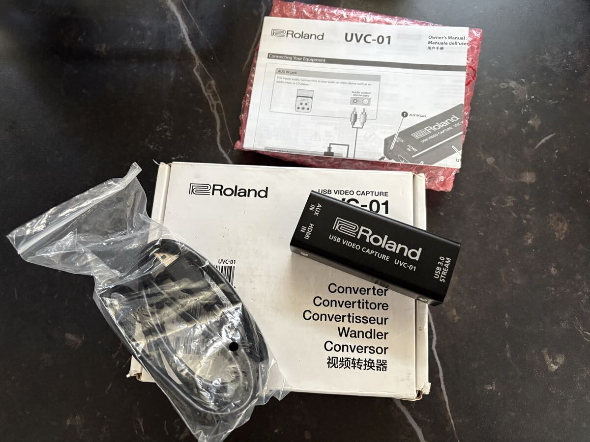 美品 Roland UVC-01 USB ビデオキャプチャー