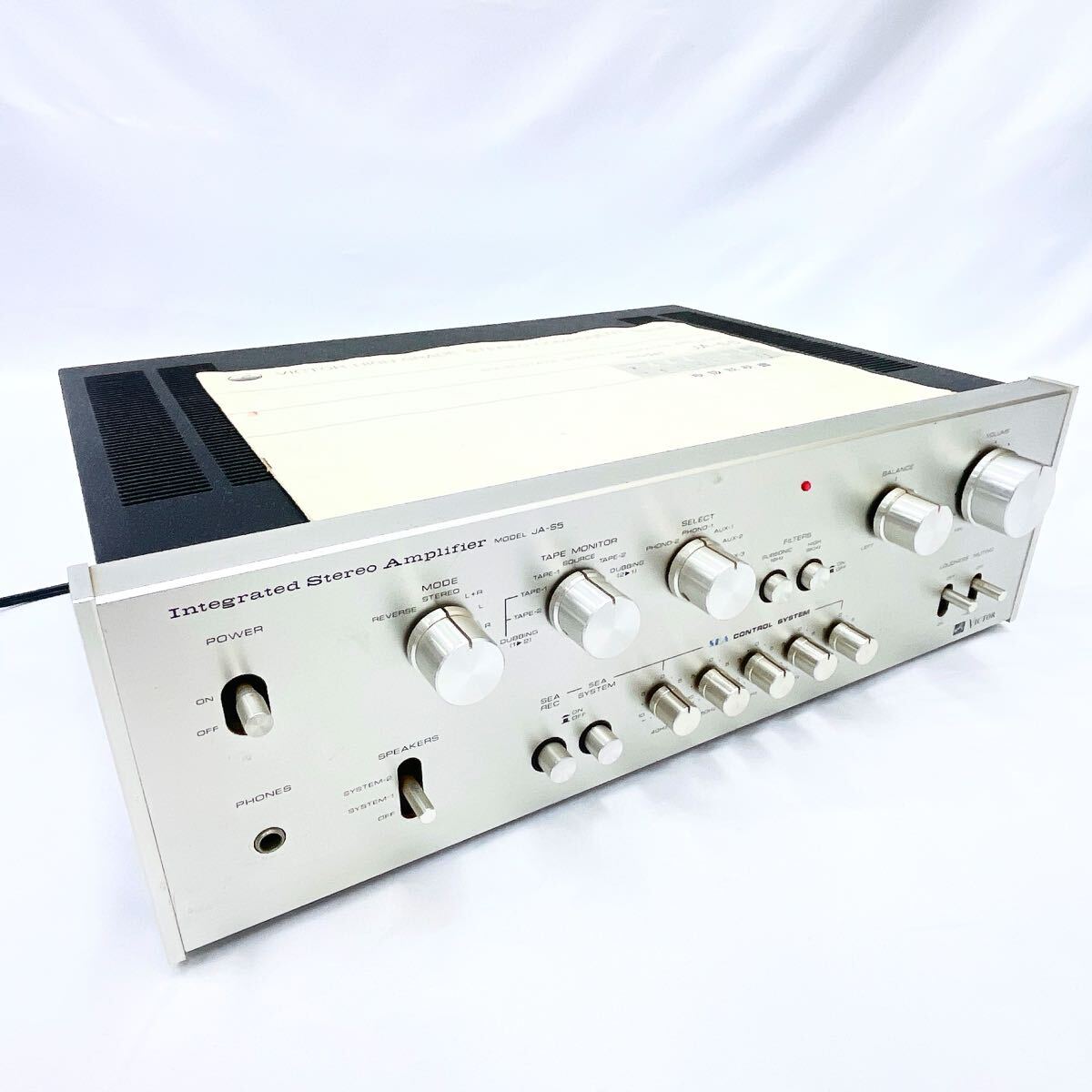 2220521 VICTOR JA-S5 プリメインアンプ ビクター オーディオ機器 取説付き