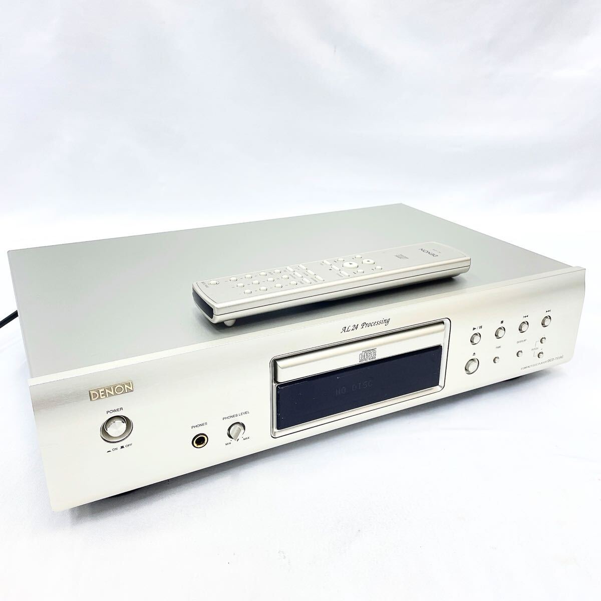 3330521 DENON デノン　DCD-755AE CDプレーヤー リモコン付き　オーディオ機器