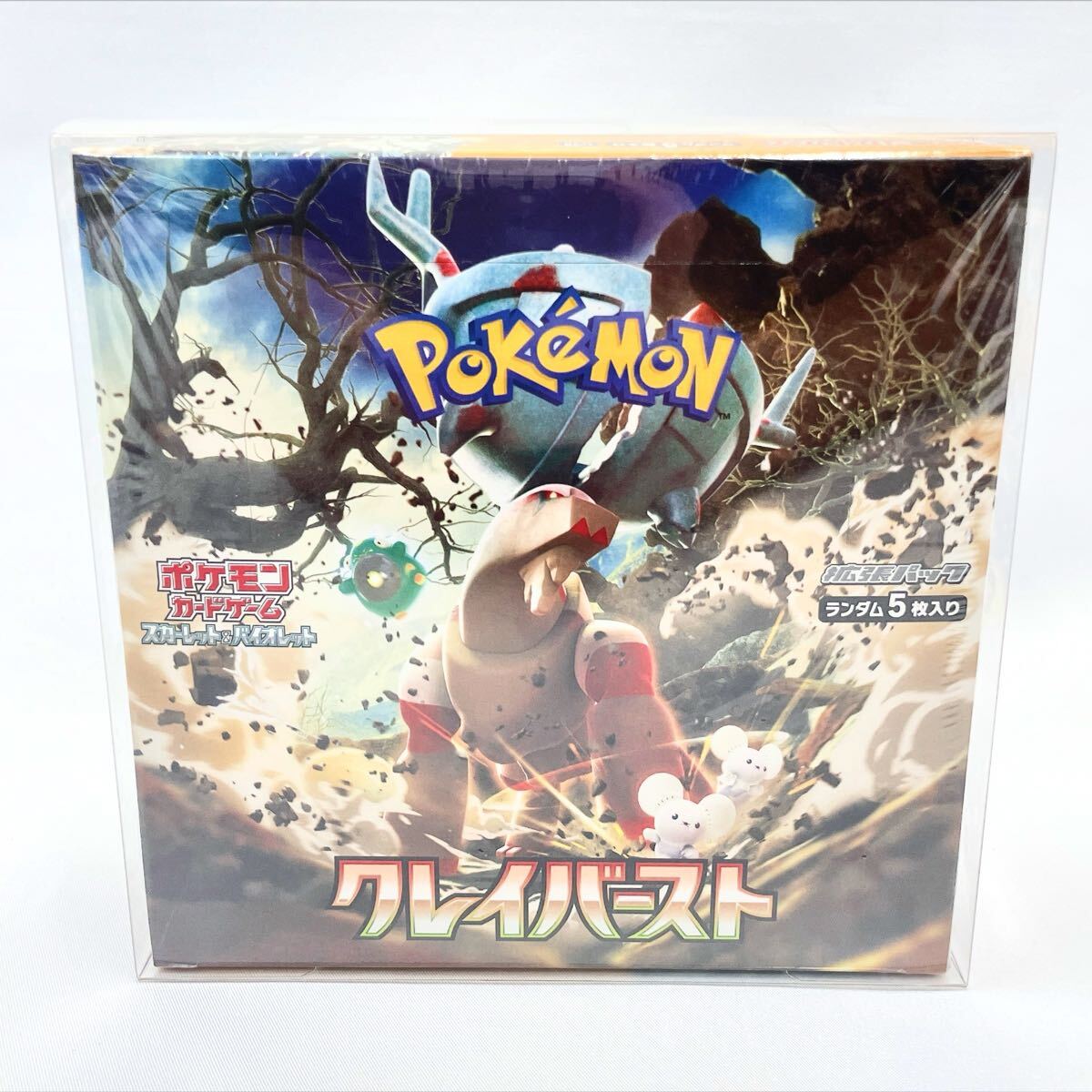 2220521 未開封　ポケモンカードゲーム スカーレット＆バイオレット 拡張パック クレイバースト BOX シュリンク付き