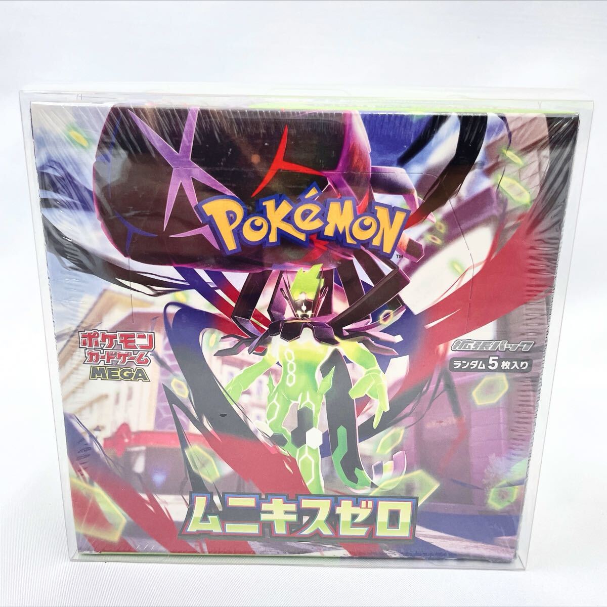 2220521 未開封　ポケモンカードゲーム MEGA 拡張パック ムニキスゼロ BOX シュリンク付