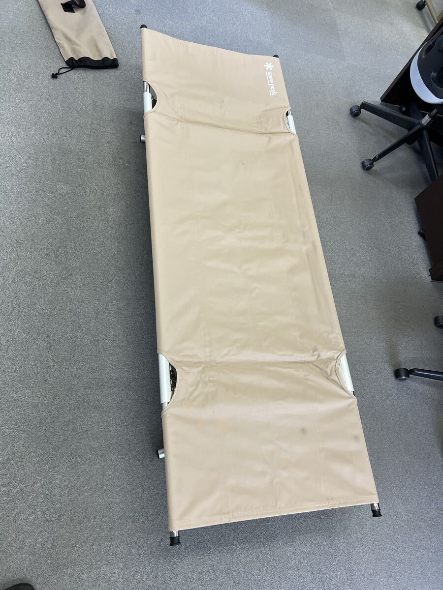 ☆USED☆　SnowPeak　スノーピークコットハイテンション+床面保護カバー