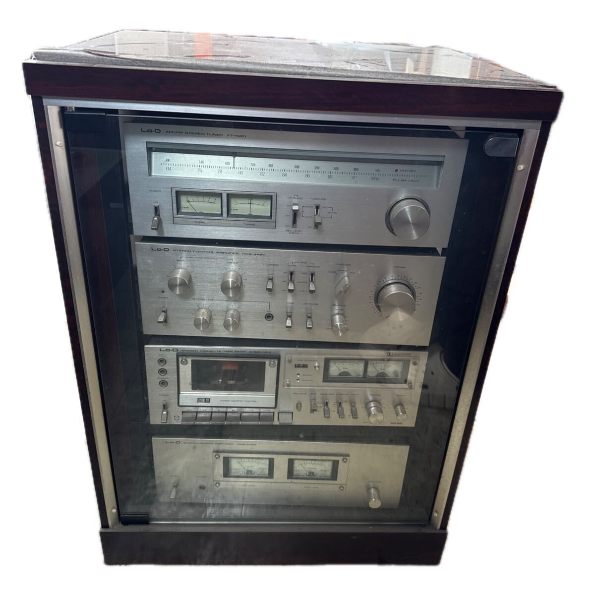 【引き取り限定】オーディオセット　日立　 ET-580 HCA-4680 D-S50 MKI ⅡHMA-3780