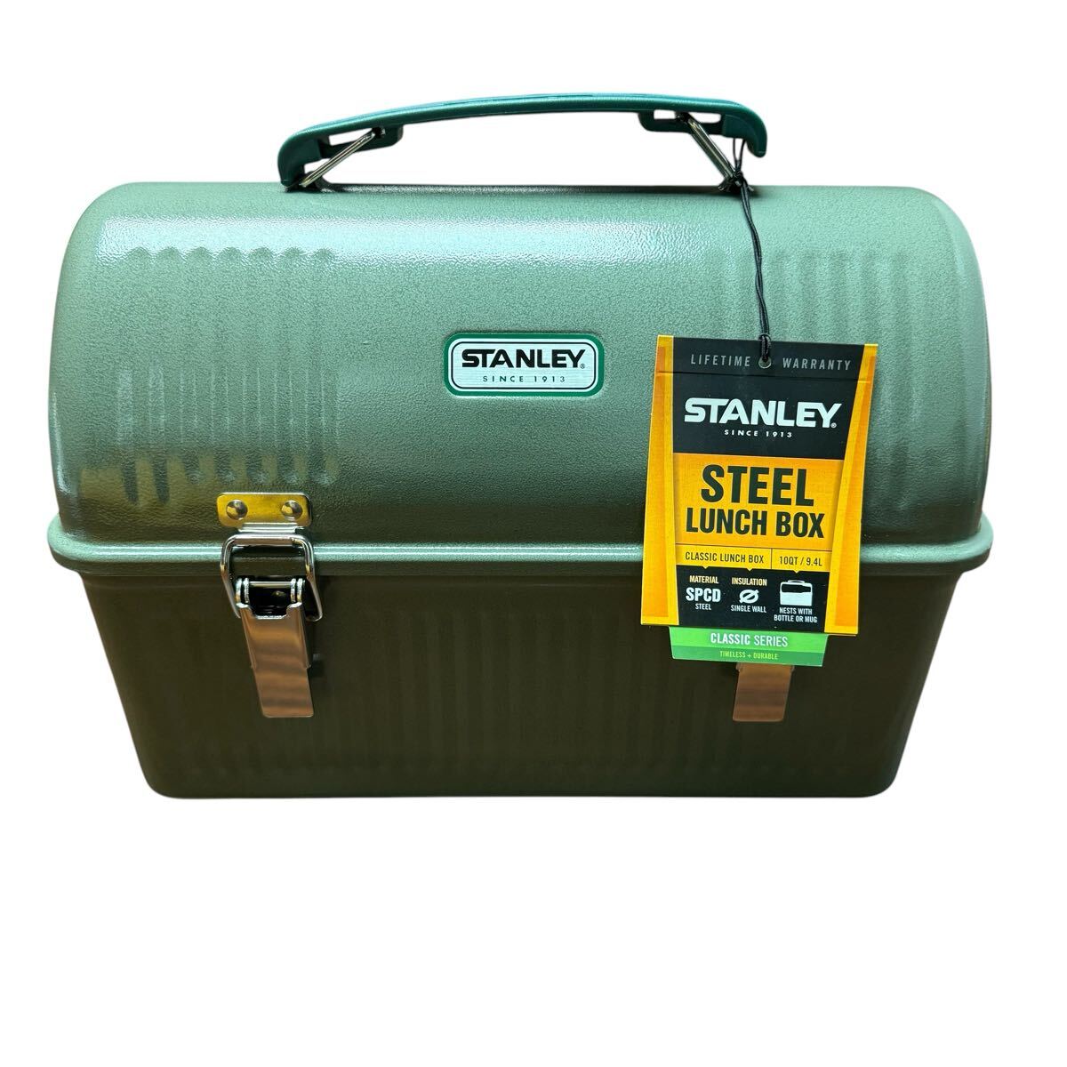 新品未使用　タグ付き　STANLEY スタンレー クラシックランチボックス＆ボトルセット スティール製 グリーン 