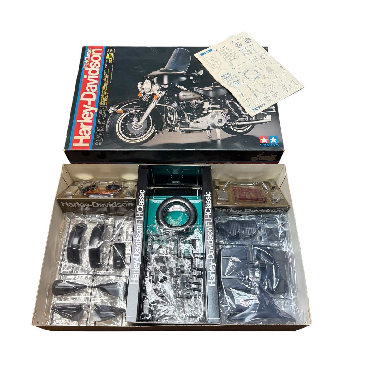 タミヤ 1/6 ハーレーダビッドソン FLH クラシック ITEM 16007 未組立 絶版 TAMIYA Harley-Davidson
