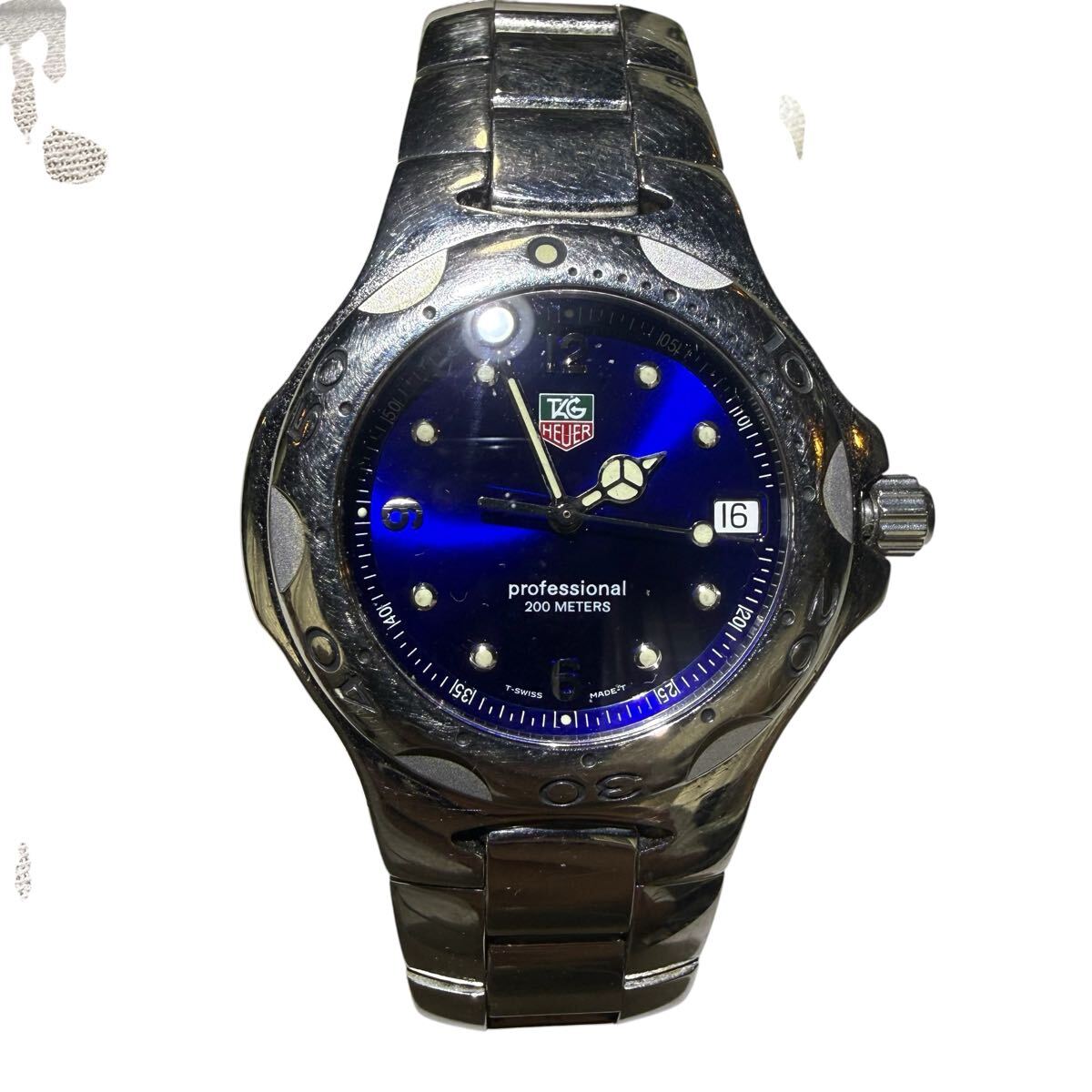 動作確認済み　TAG HEUER KIRIUM professional 200 METERS WL1116 タグ・ホイヤー キリウム クォーツ ダイバーズウォッチ メンズ 