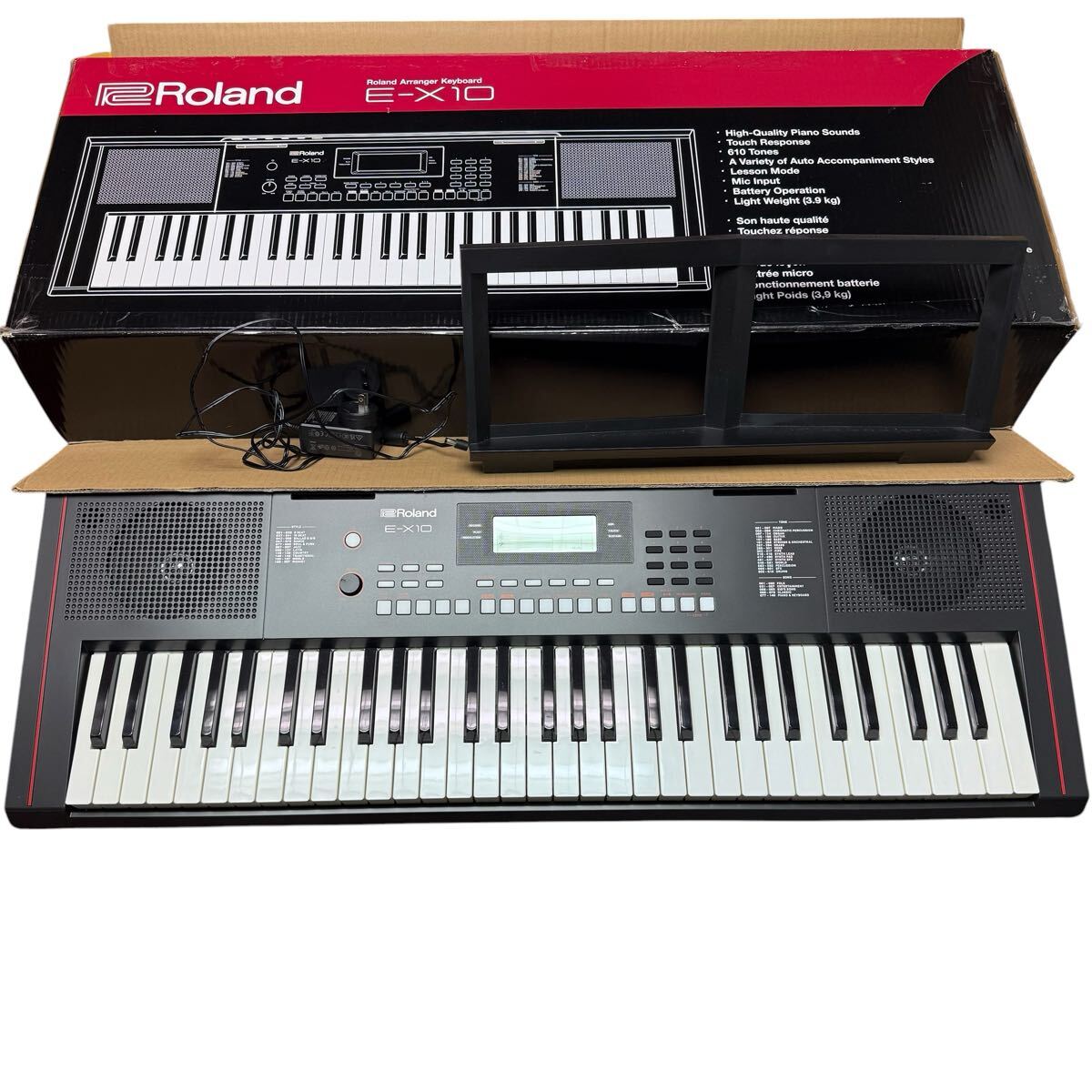 極美品　Roland ローランド E-X10 シンセサイザー 61鍵 鍵盤楽器