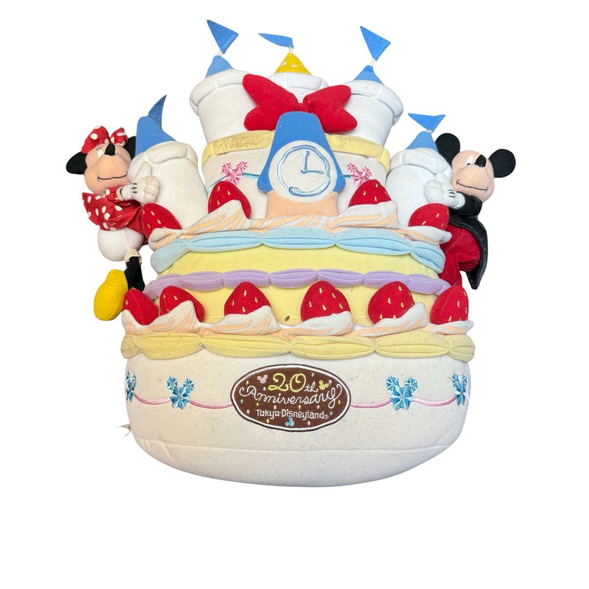 ディズニー TDL 20周年 ぬいぐるみケーキ キャッスルケーキ ミッキー ミニー