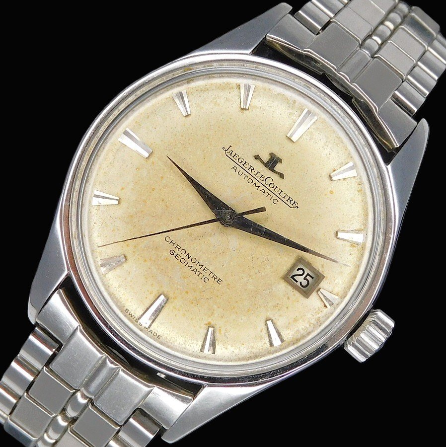 キャリバー881Gの伝説ストーリー★激希少ジャガー・ルクルト クロノメータージオマティック Ref.E399★ステンレススティール