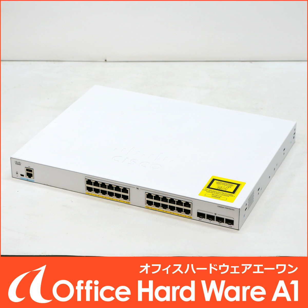 Cisco C1000-24FP-4G-L V01 スイッチ (Cisco Catalyst 1000 シリーズ) 中古 シスコ 初期化済み S2511-8430-KL-MI