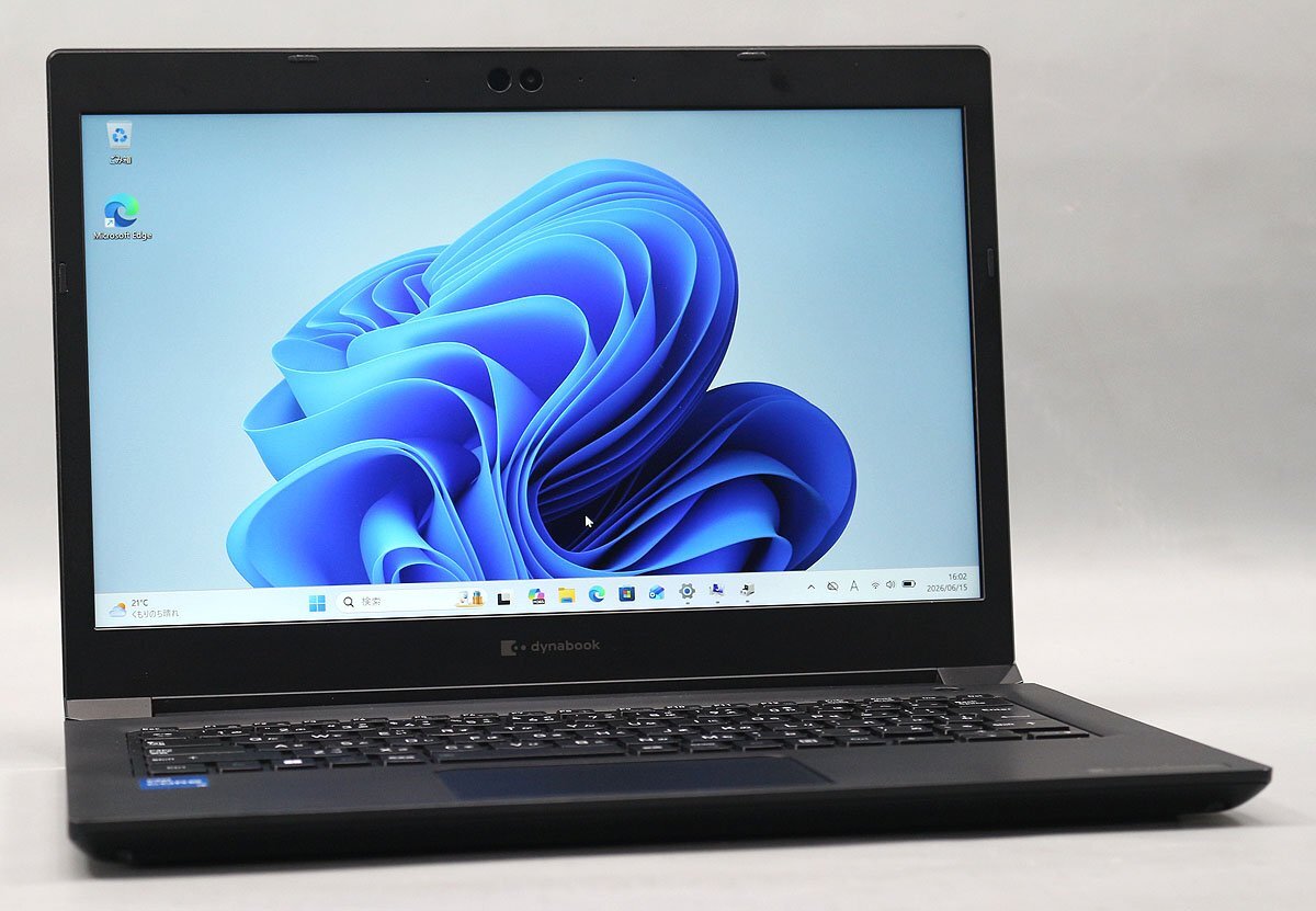 即あり■東芝 Dynabook S73/HU 13.3インチ 軽量 第11世代 Core-i5-1135G7 RAM8GB SSD256GB MicroSD Win11 中古ノートパソコン/ラップトップ