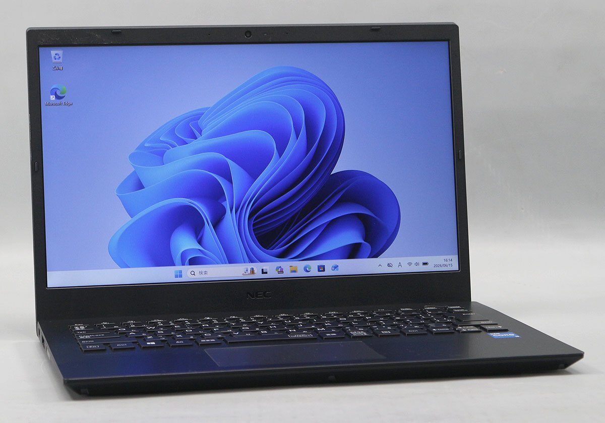 ■NEC 軽量 VersaPro タイプVM VM-B 14型/14インチ 第11世代 i5-1137G7 8GBRAM SSD256GB SDカード WIN11 中古ノート/ラップトップPC 現状