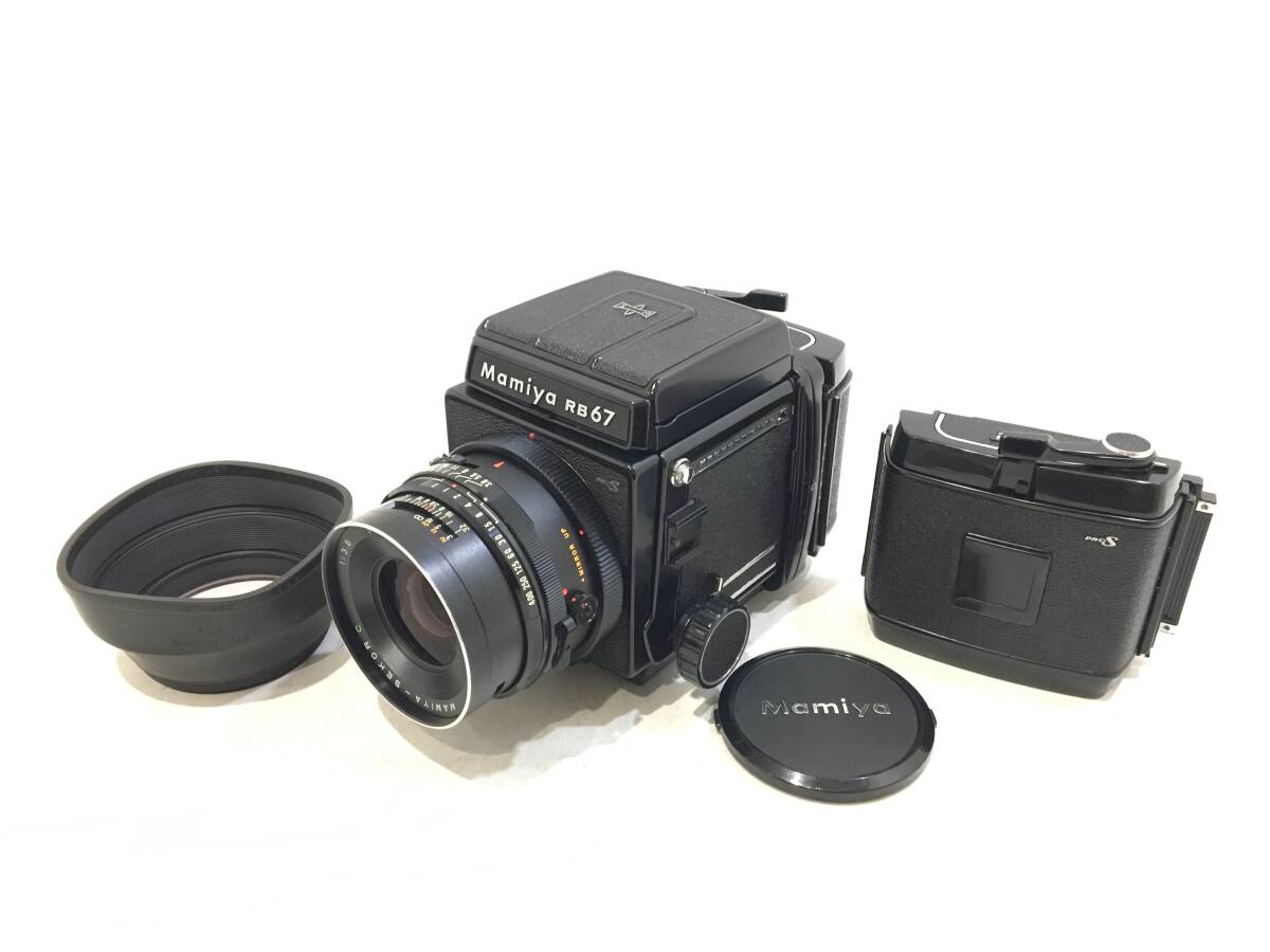 ★ Mamiya RB Pro S + SEKOR C 1:3.8 f=90mm ★ 中判フィルムカメラ レンズセット フィルムバック マミヤ