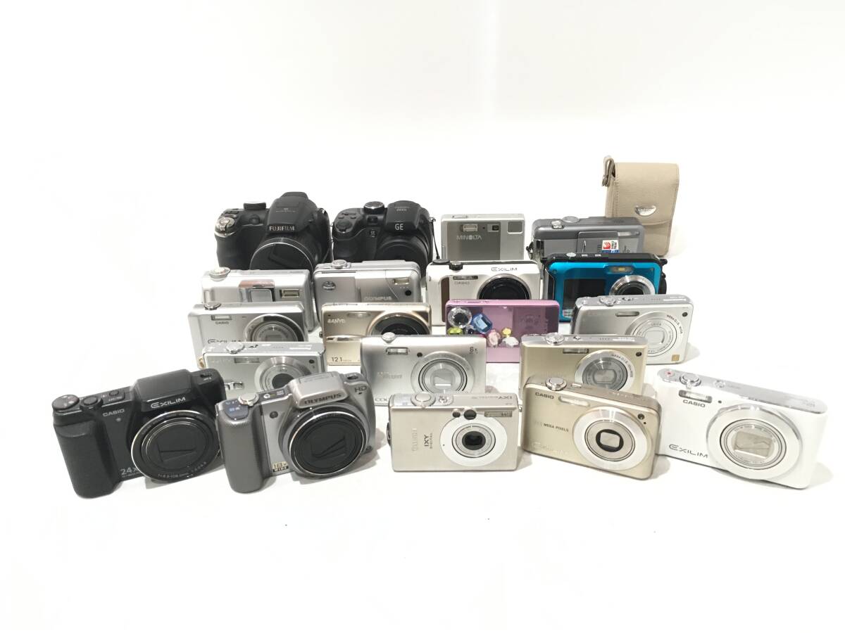 ☆ コンパクトデジタルカメラ まとめ 5 ☆ CASIO EX-H50 + Z1050 + ZS190 + Canon IXY 70 + OLYMPUS SZ-10 他 15台 カシオ キヤノン