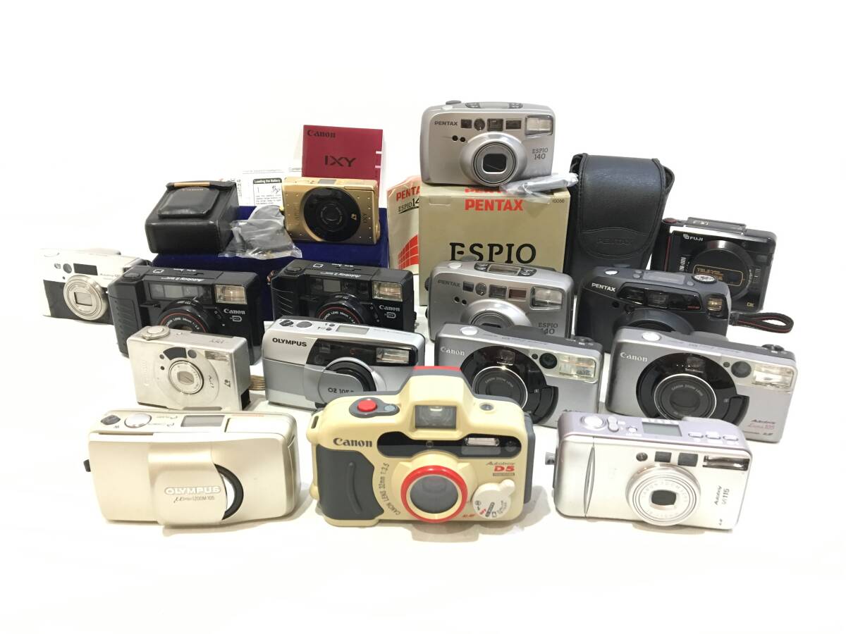 ☆ コンパクトフィルムカメラ まとめ ☆ Canon Autoboy D5 + N115 + OLYMPUS μ ZOOM 105 他 12台 キヤノン オリンパス ペンタックス