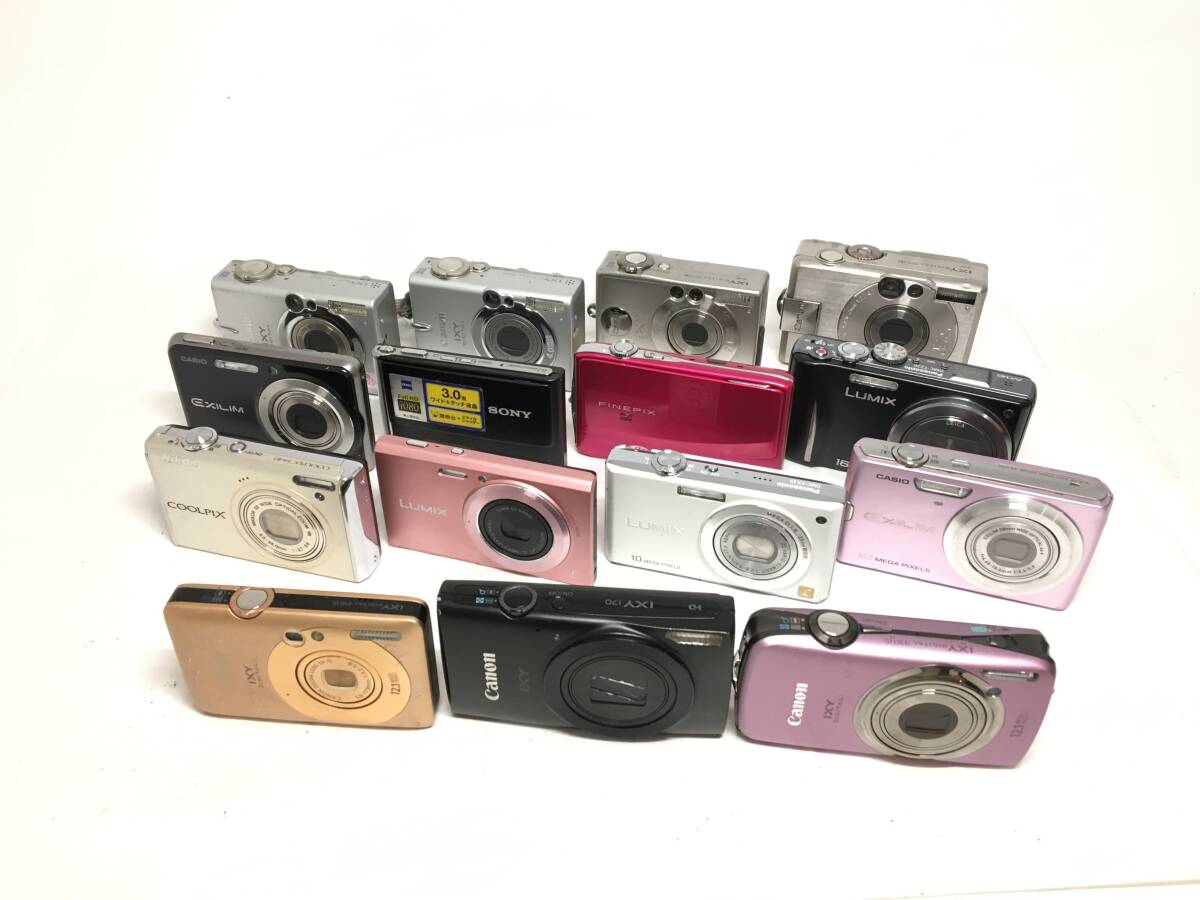 ☆ コンパクトデジタルカメラ まとめ 7 ☆ Canon IXY DIGITAL 930 IS + 210 IS + 170 他 13台 キャノン ソニー フジフィルム