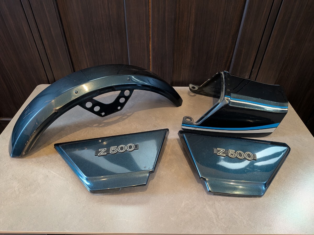 Z400FX Z400J Z500 Z550 純正 サイドカバー テールカウル フロントフェンダー ☆オリジナルペイント☆ カワサキ BEET 中古 B-K-025