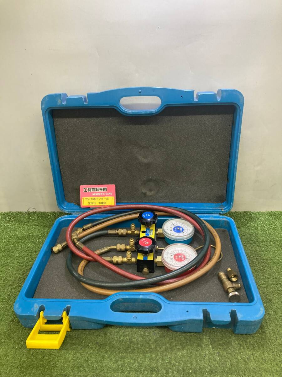 【中古品】【0921】TASCO ゲージマニホールド　ITIIDBLLMW6S
