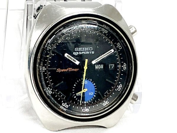 【希少/名機/稼働】SEIKO 5 SPORTS Speed-Timer 6139-7020 自動巻き クロノグラフ セイコー スピードタイマー ヴィンテージ