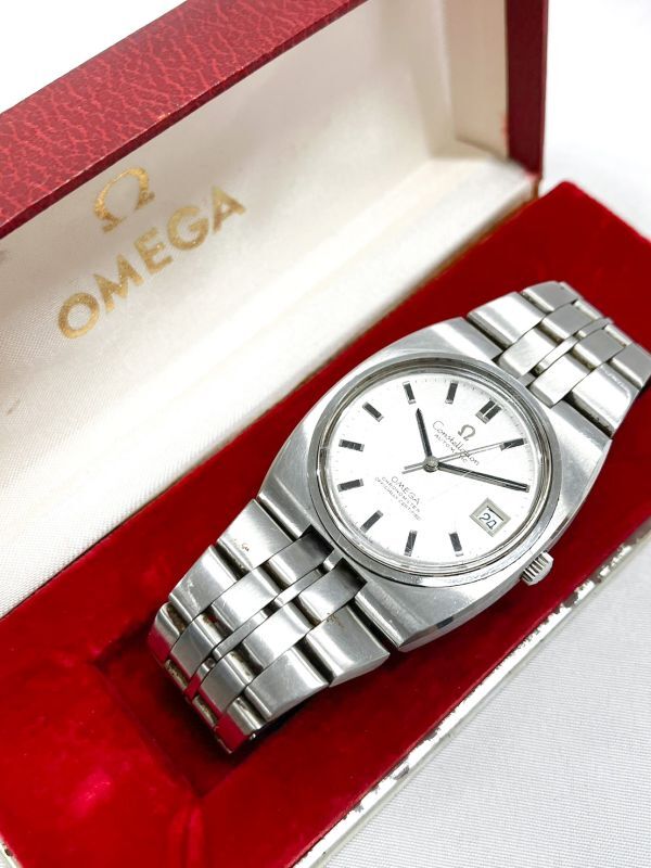 【希少・ヴィンテージ】OMEGA オメガ コンステレーション 自動巻き クロノメーター 稼働品 付属品付き