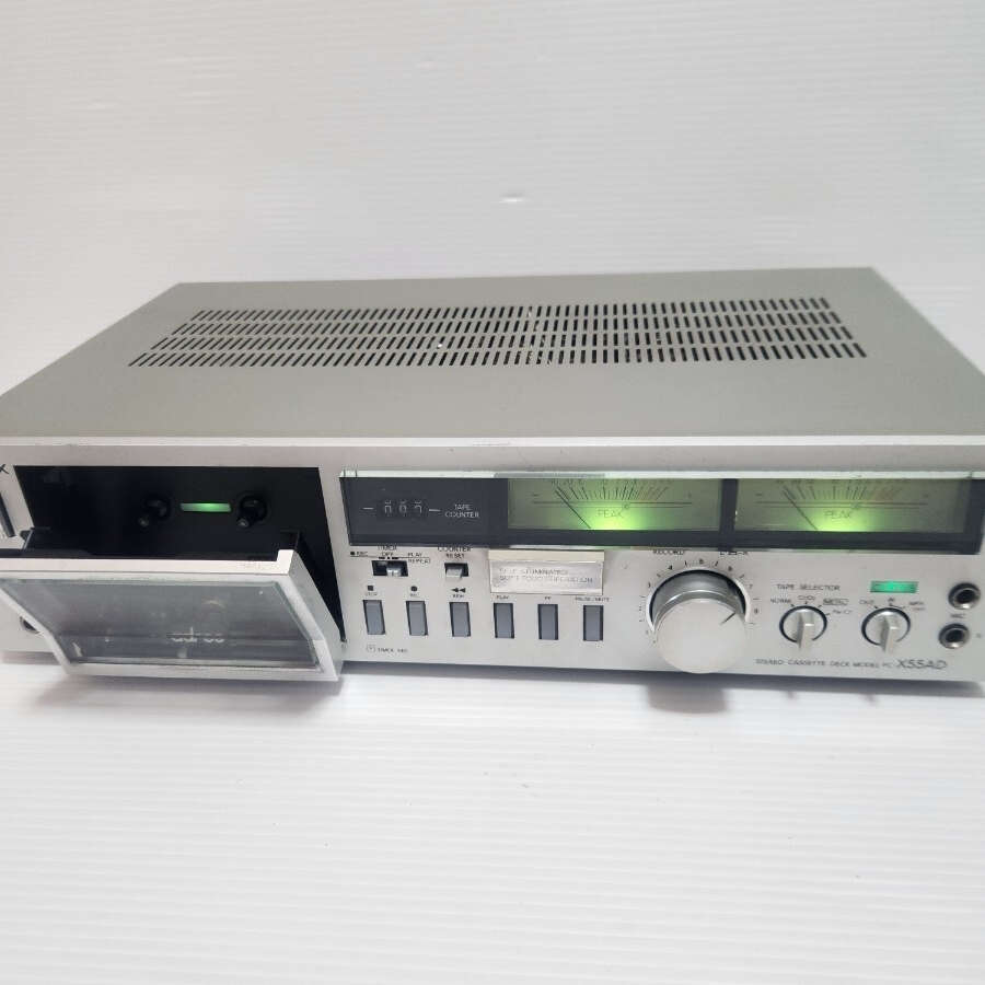 Aurex STEREO CASSETTE DECK カセットデッキ PC-X55AD adres 東芝 動作不安定