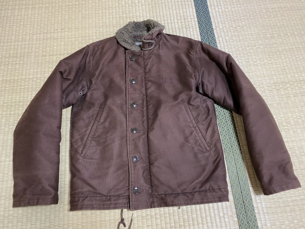 Buzz Rickson's/バズリクソンズ N-1 Brown DEMOTEX-ED NAVY DEPARTMENT BR12534 デッキジャケット 　サイズ36