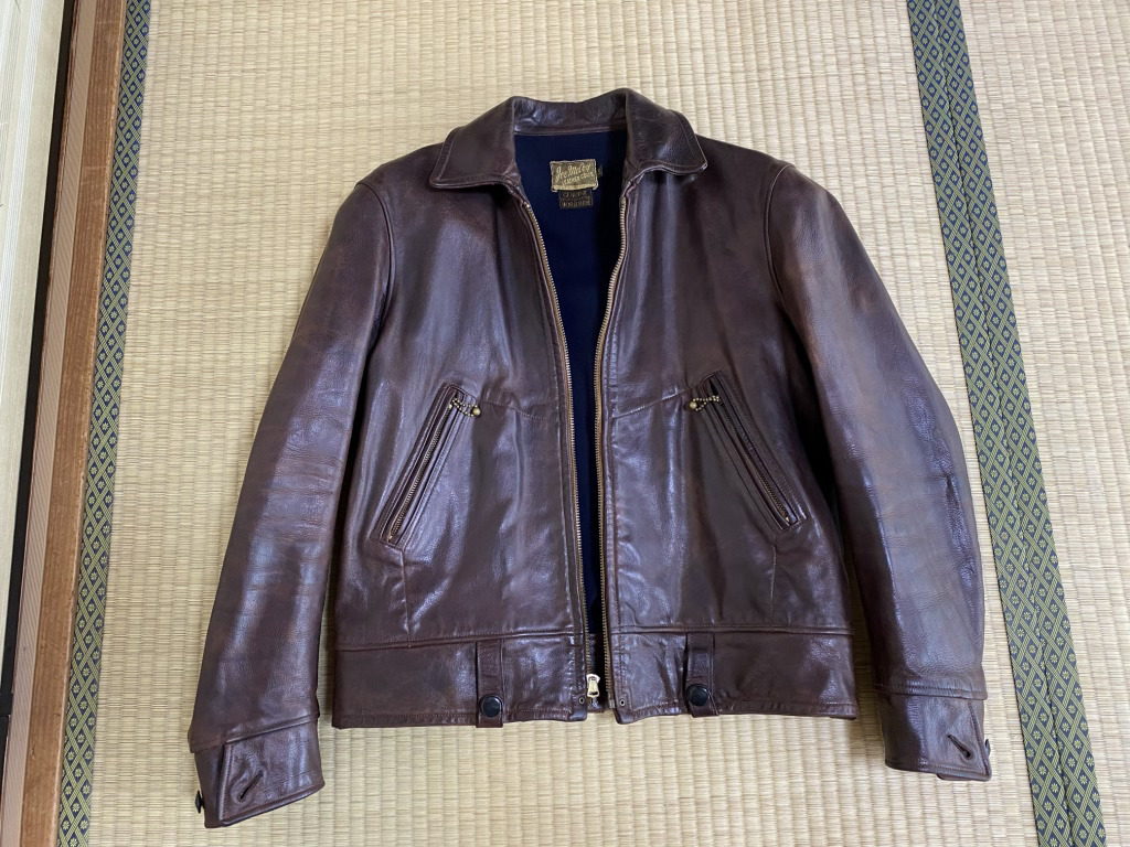 The REAL McCOY S/ザリアルマッコイズ JOE McCOY ジョーマッコイ SPORTS JACKET レザージャケット 38