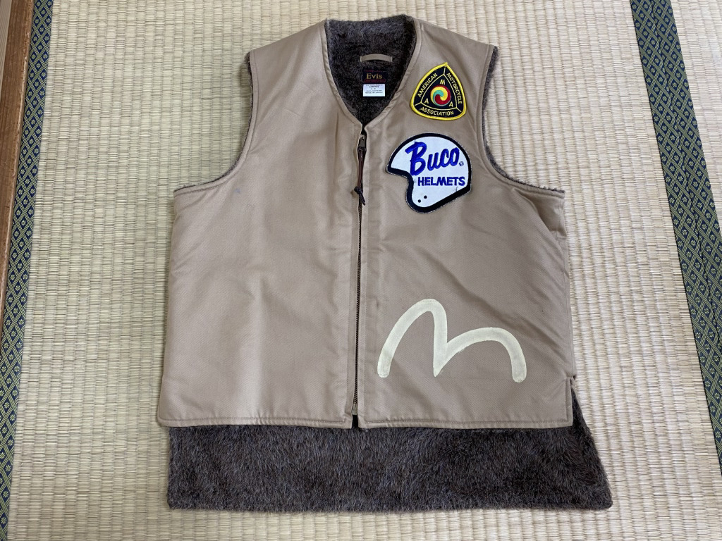 【希少】EVISU/エヴィス デッキベスト カスタム品 サイズ３８