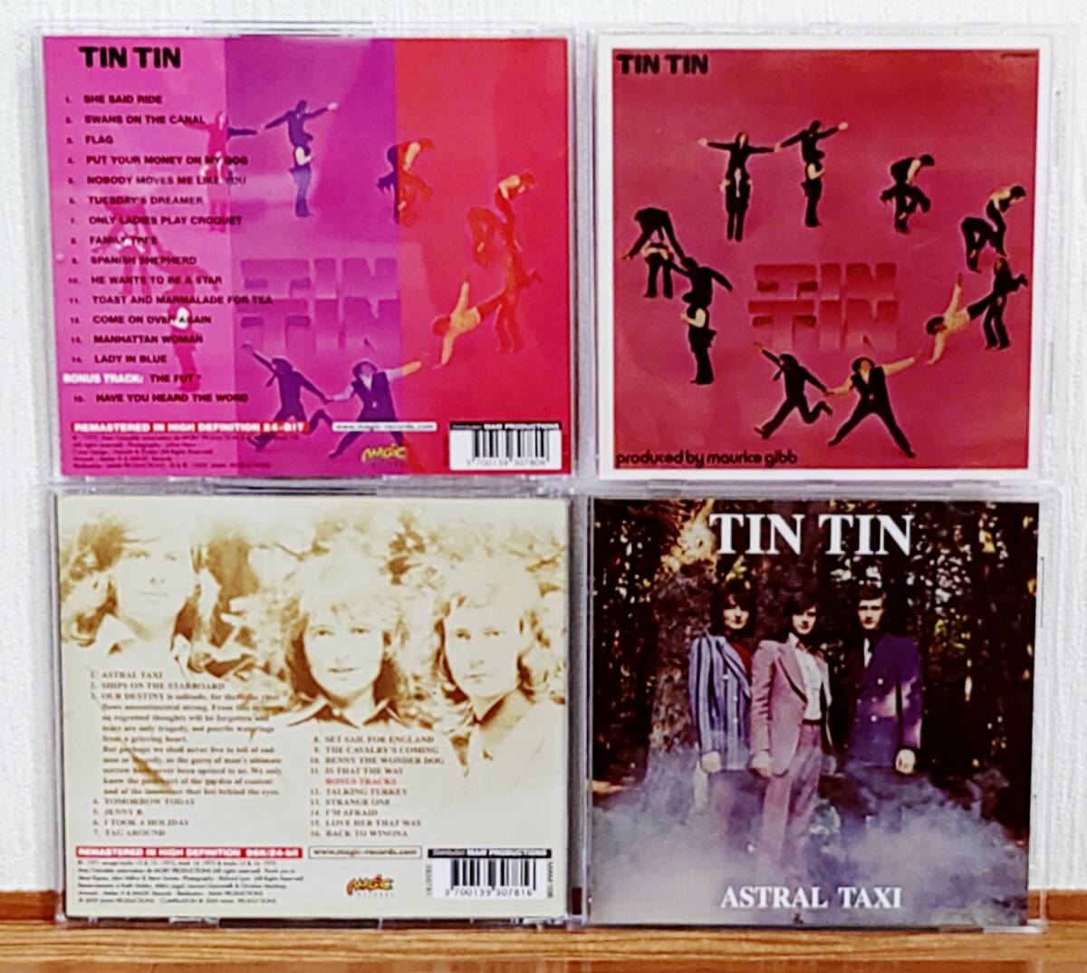 希少！Tin Tin世界初CD化2枚まとめて★Tin Tin/Astral Taxi ボーナス計6曲★Steve Kipner★プロデュース：Maurice Gibb(BEE GEES)★AOR